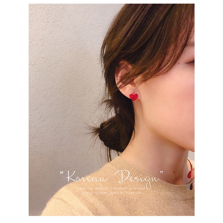 Bông tai hình hoa phong cách Hàn Quốc thời trang
