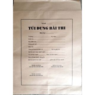 Túi đựng bài thi