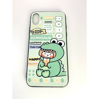 Ốp Little Dino Iphone mặt lưng nhôm cao cấp, 6,6s, 6 Plus, 7,7 Plus, 8, 8 Plus, X, Xs, Xs Max ,11 11pr 11pr,12