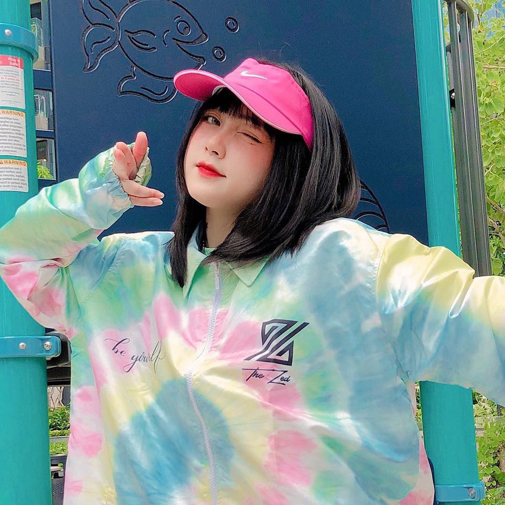 ÁO KHOÁC DÙ JACKET THEZED LOANG PURPLE - ÁO KHOÁC GIÓ MỎNG BE YOURSELF Unisex Dáng Rộng Cá Tính - ÁO GIÓ LOANG Z THE ZED