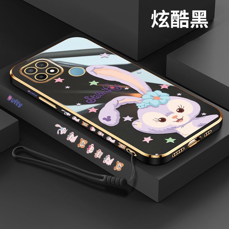 Ốp Điện Thoại Mềm Siêu Mỏng Mạ Điện Họa Tiết Hoạt Hình Cho OPPO A15 A15S F9 F9PRO A7 A5S A12 A3S A12E A83