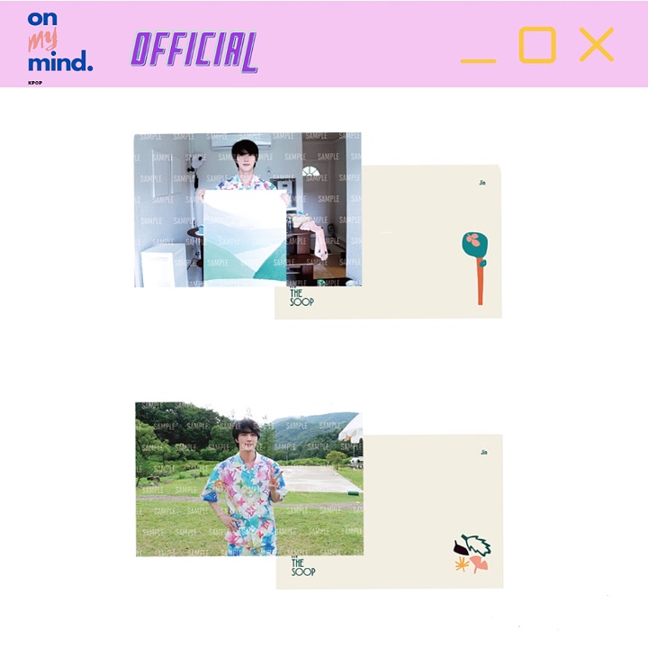 Tách lẻ Postcard Book In The Soop BTS