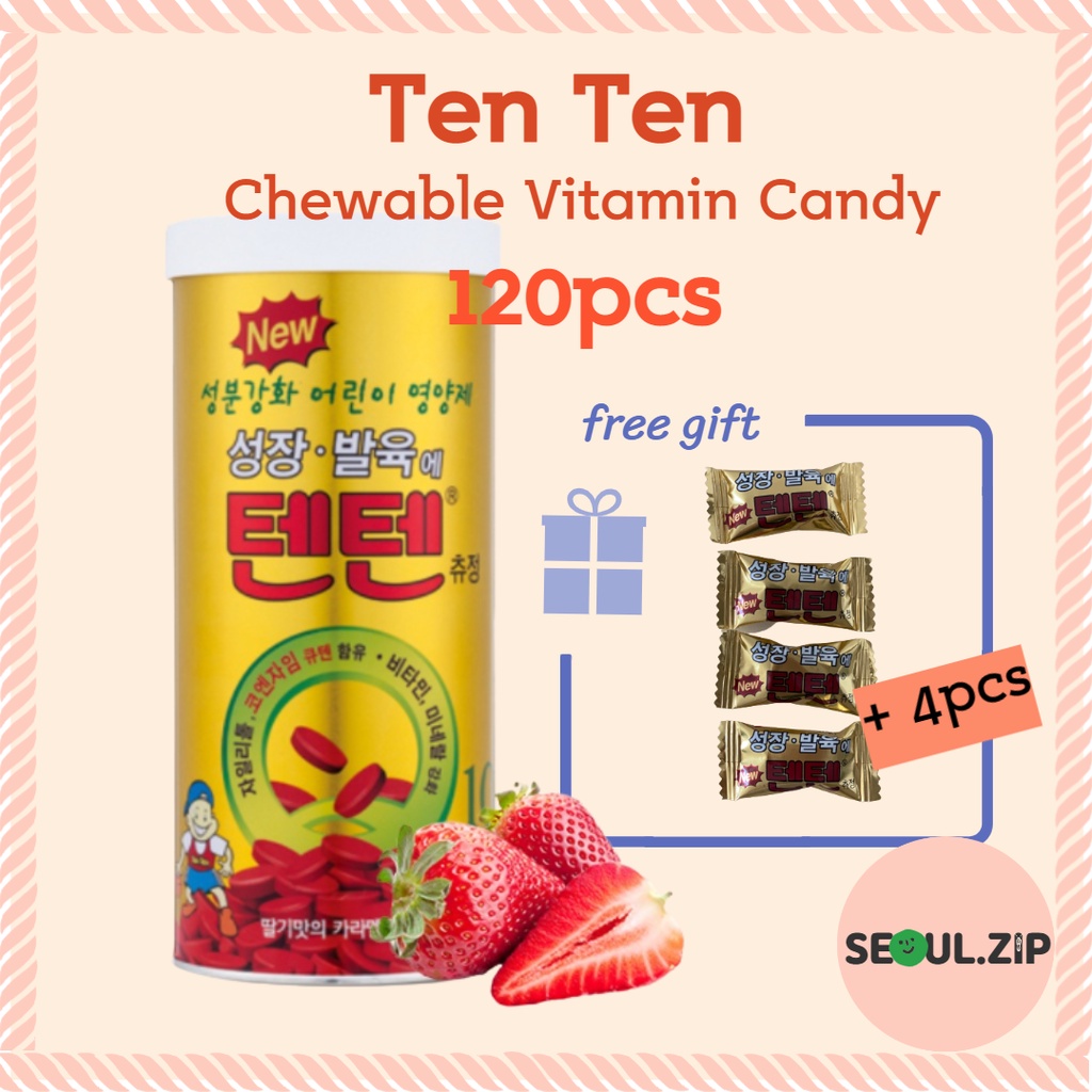 Tenten Kẹo Vitamin Tăng Chiều Cao vận chuyển trực tiếp từ Hàn Quốc