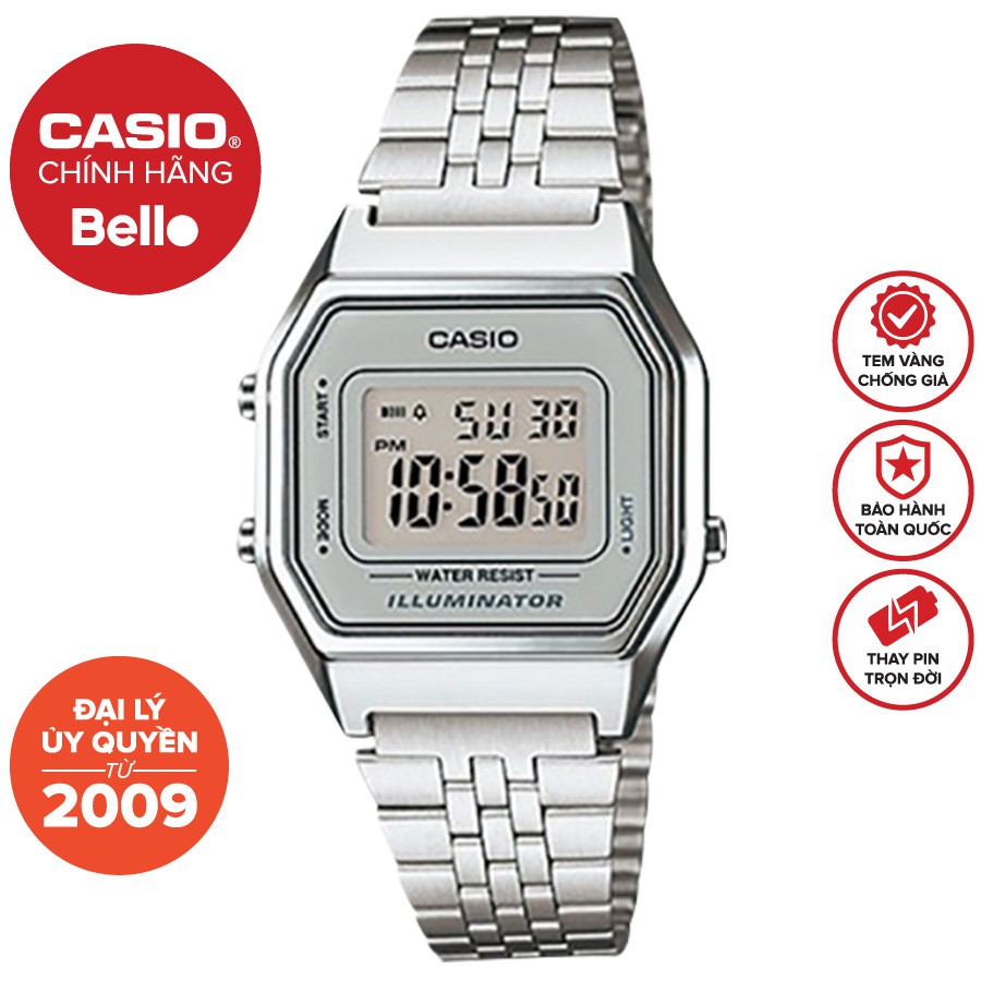 Đồng hồ Casio Nữ LA680 bảo hành 1 năm Pin trọn đời