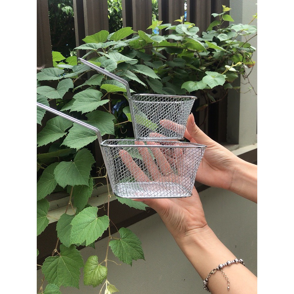 ❌COMBO 2 CHIẾC GIỎ CHIÊN TRẦN ĐỒ CÓ TAY CẦM TIỆN LỢI