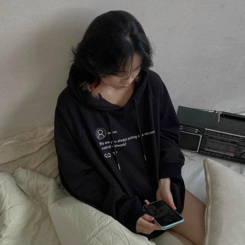Áo hoodie sadboiz sadstagram Áo sad boiz SADSTAGRAM HOODIE full tag hãng