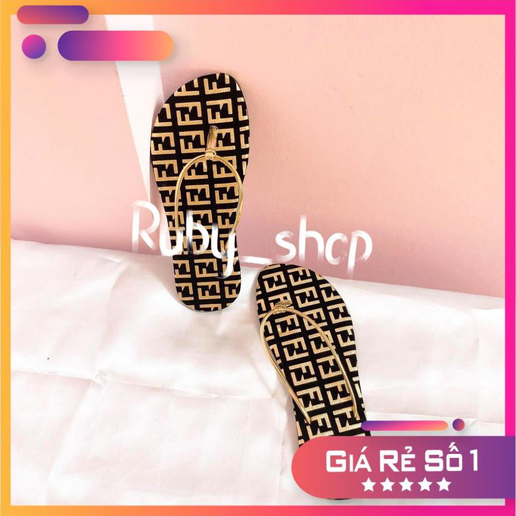 RUBY_SHOP Dép kẹp dép sỏ ngón quai mảnh mùa hè hoạ tiết siêu xinh - g10