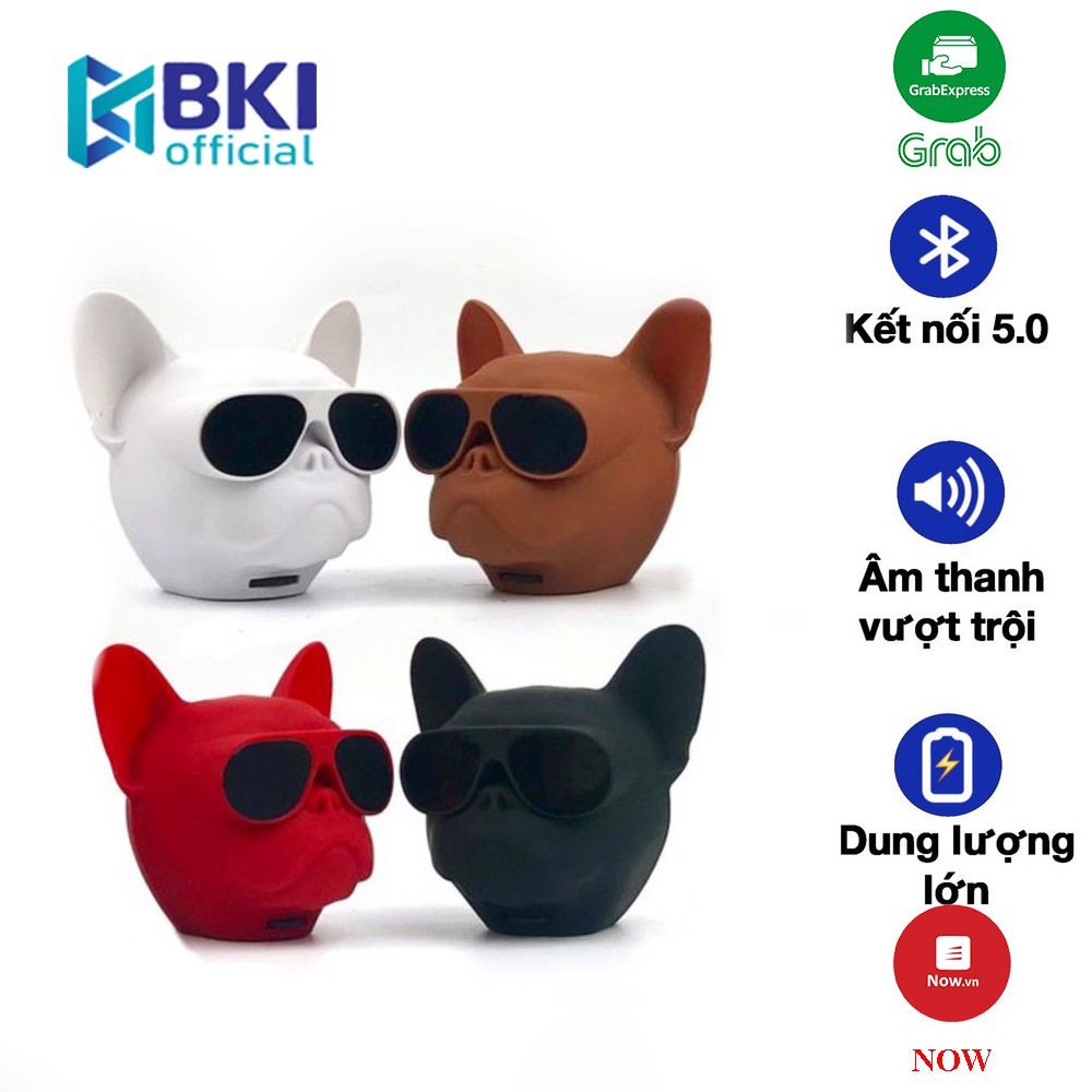 Loa Bluetooth Mini Đầu Chó Bull F4 Nghe Cực Chất