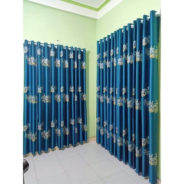 Rèm cửa may sẵn vải ngoc trai loại 1 dày mượt nhiều kích thước