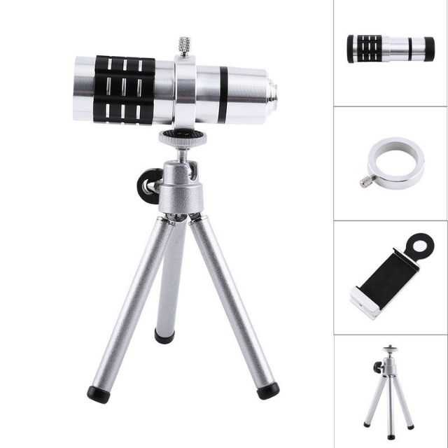 Ống kính Zoom 12x Mobile Telephoto Lens cho điện thoại.