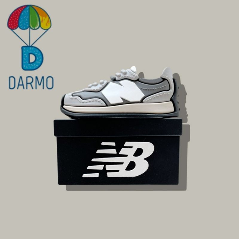 (Order 10 ngày) Case bảo vệ Airpods Pro/1/2 hộp giày thể thao sneakers Nghĩa Bùi new balanc ghi xám