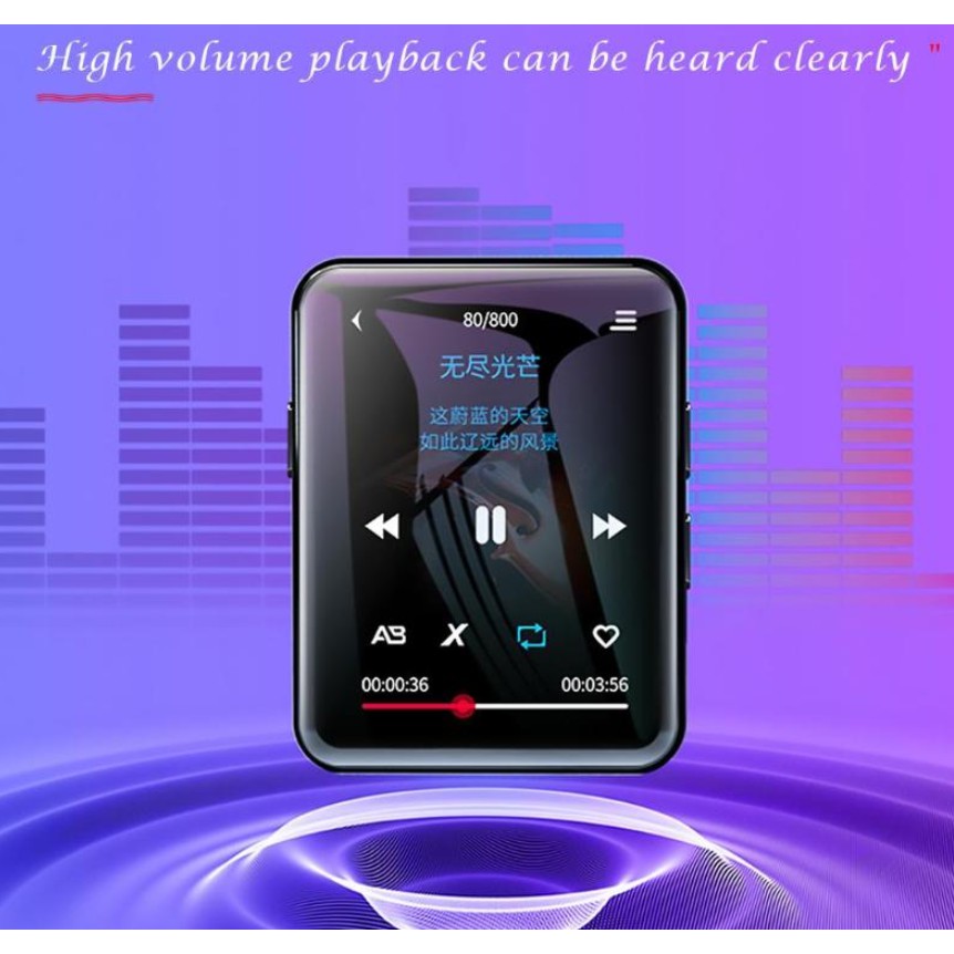 Máy nghe nhạc Benjie X1 lossless, bluetooh 5.0, hỗ trợ khe cắm thẻ nhớ, nhiều quà tặng đi kèm