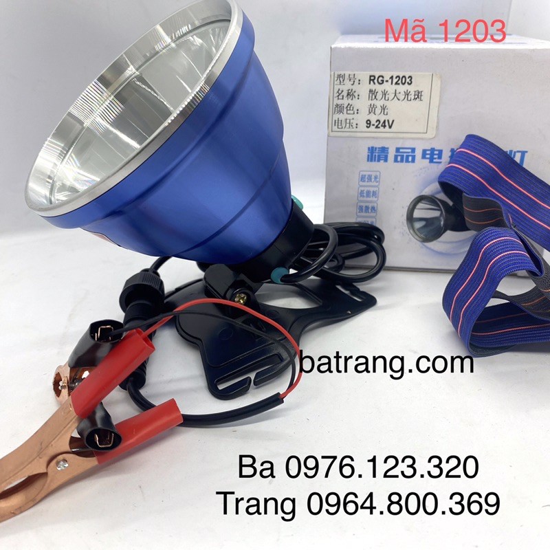 Đèn kẹp bình ác quy 9V-24V 300W sáng rộng Đèn pin siêu sáng