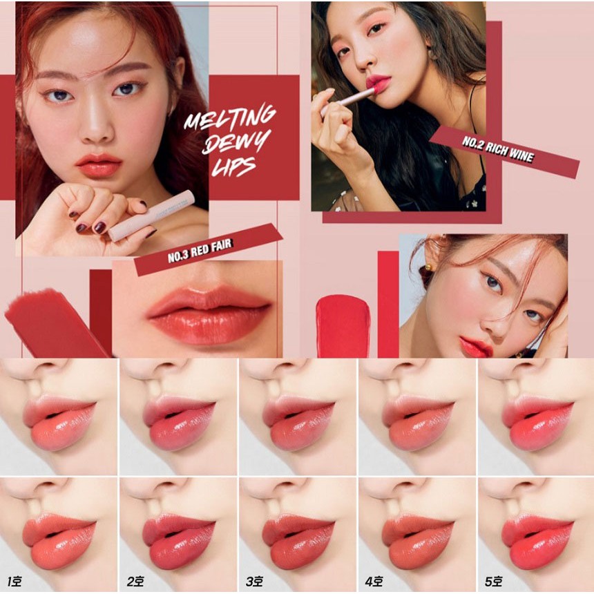 [Đủ bill] - Son Thỏi Bóng Clio Melting Dewy Lips | BigBuy360 - bigbuy360.vn