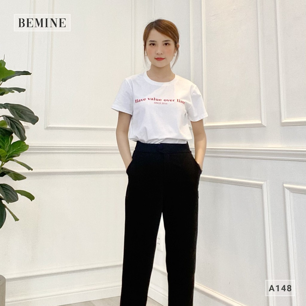 Áo Thun nữ ngắn tay bassic dễ thương BEMINE  A148TRANG