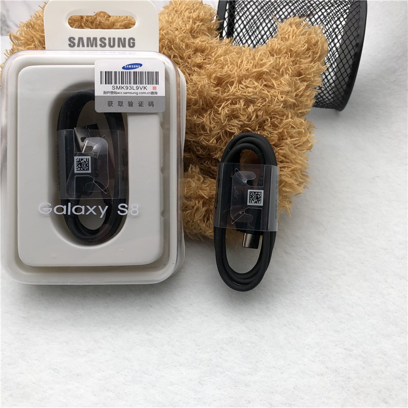 Dây cáp sạc truyền dữ liệu USB Type C 120CM cho Samsung Galaxy S8 S9 plus S10 A50 A80 A9 A9S C7 Pro