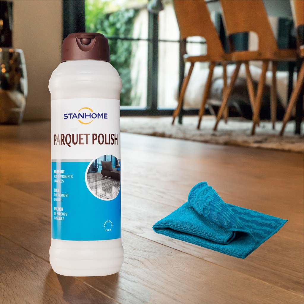 Dung Dịch Đánh Bóng Sàn Gỗ STANHOME Parquet Polish Bảo Vệ Nội Thất Gỗ Luôn Tươi Mới 1000ML