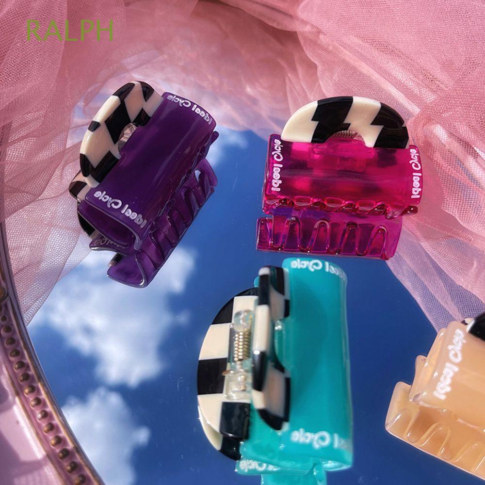 Kẹp Tóc Càng Cua Lớn Màu Tương Phản Kiểu Hàn Quốc Dễ Thương