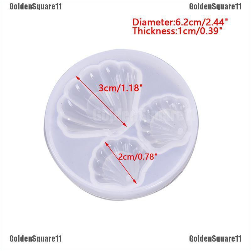 Khuôn Silicone Tạo Hình Làm Bánh Kẹo Hình Vỏ Sò DIY