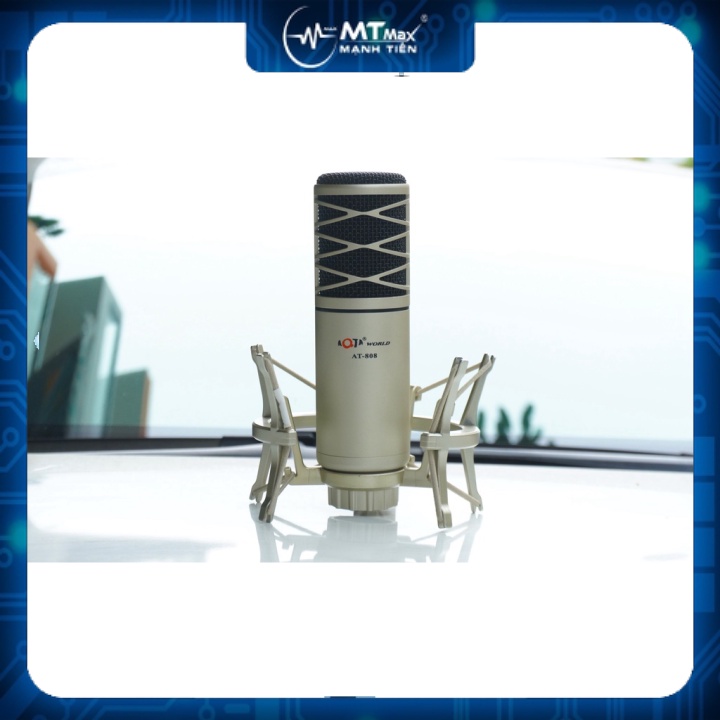 MT MAX Micro thu âm AQTA AT-808 - Thiết kế sang trọng, cao cấp - Chống hú, chống nhiễu, lọc âm cực tốt - Micro thu âm ca