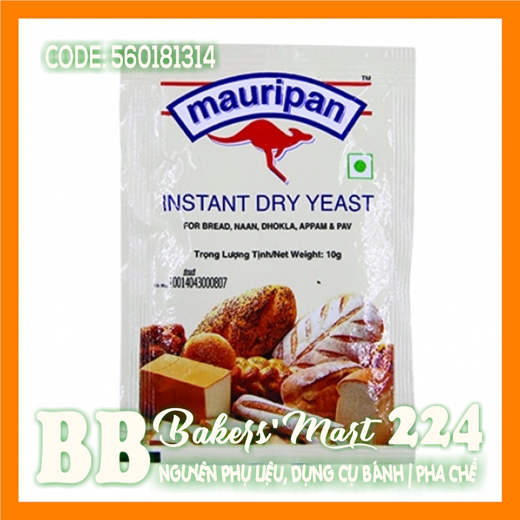 💥 GÌ CŨNG RẺ 💥 Men khô làm bánh Mauripan - HỘP 50gr (10gr x 5 gói) | BigBuy360 - bigbuy360.vn