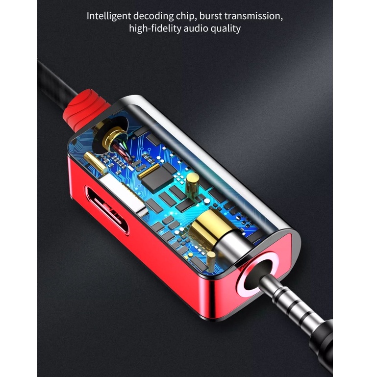 Jack chuyển đổi tai nghe FENGZHI LIFE U3/Y3 từ chân sạc type c sang 3.5mm