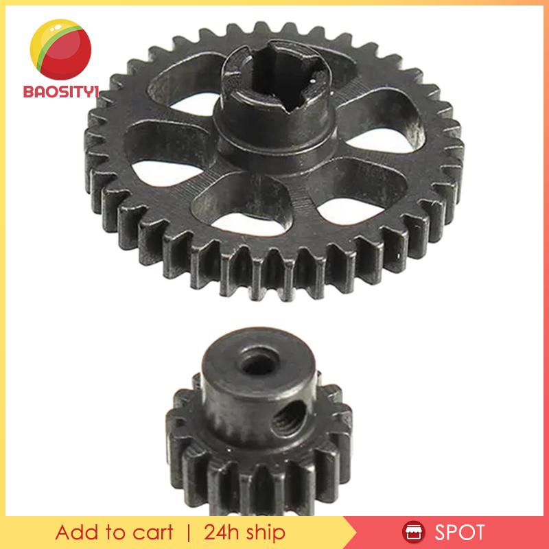 [Baosity1] 1 Bộ Bánh Răng Kim Loại Chính 38T Và Động Cơ Cho Xe Điều Khiển Từ Xa WLtoys A949 A959 1 / 18 WLtoys