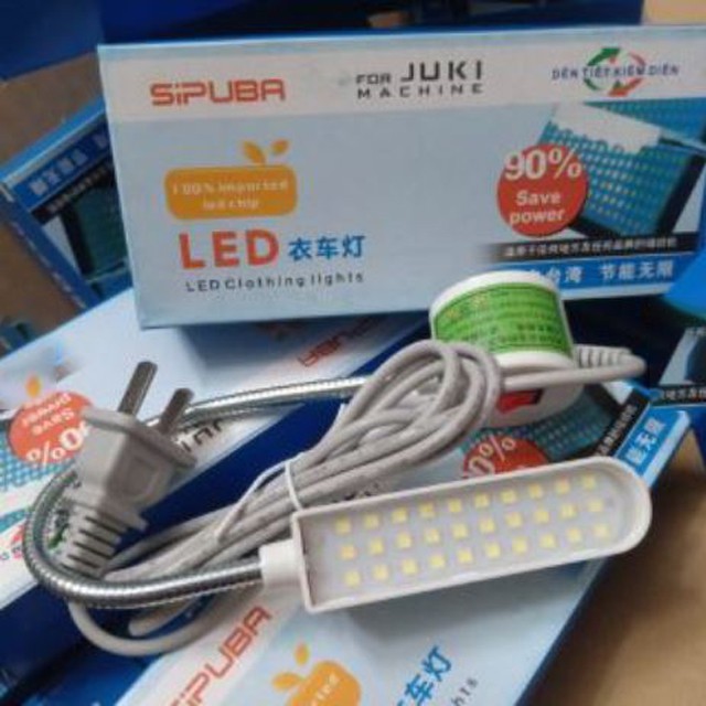 đèn led máy may nam châm 30 bóng juki sáng trắng