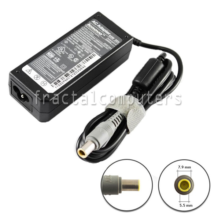 Sạc laptop Lenovo Thinkpad 20v-3.25a/4.5a - Zin bảo hành 12th, tặng kèm dây nguồn - Dây sạc laptop Lenovo T400 T410 T420