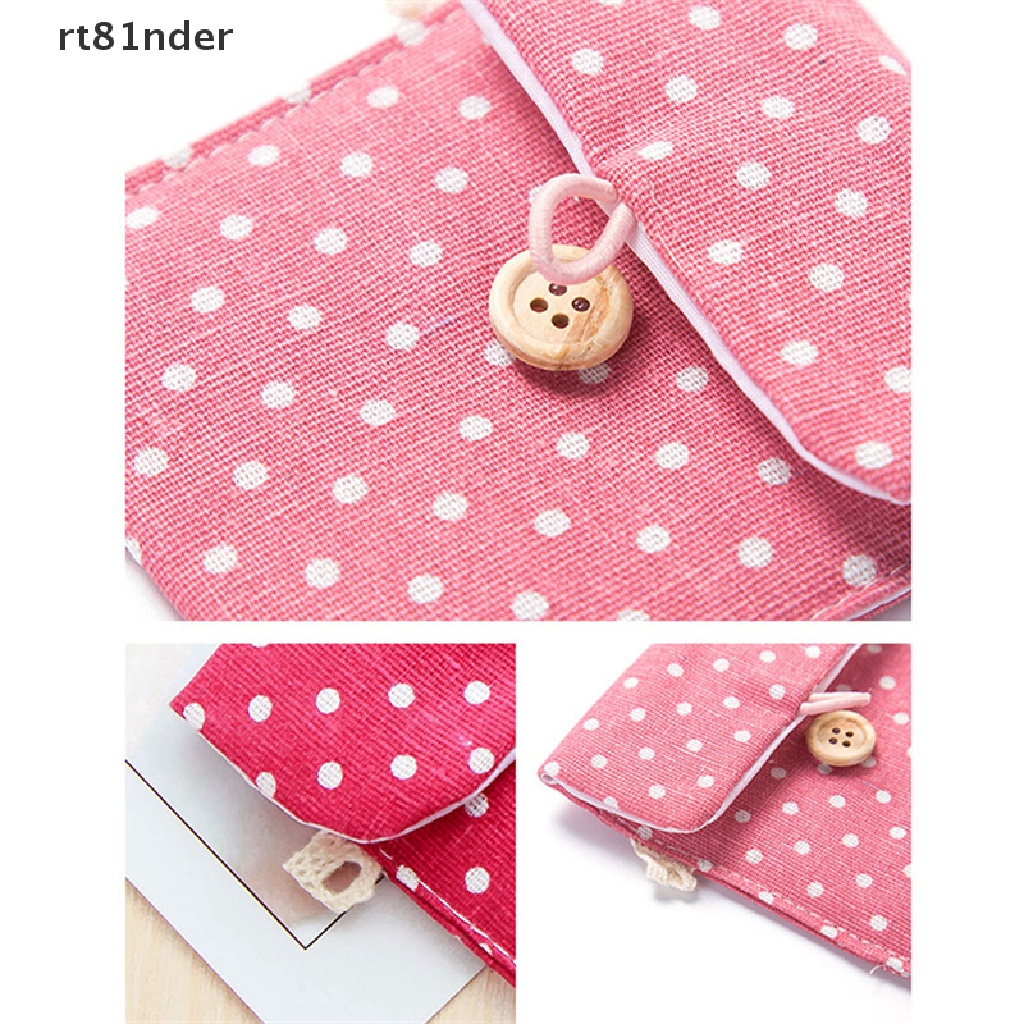 Rt Túi Đựng Khăn Giấy Vệ Sinh / Mỹ Phẩm Tampon Nhỏ Gọn Cho Nữ n