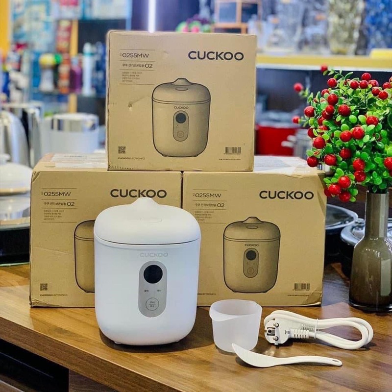 🍀NỒI CƠM ĐIỆN MINI CUCKOO CR-0255MW dành cho 1-2 người🍀