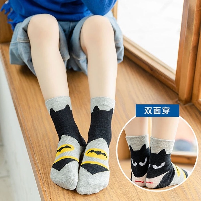 Vớ Cotton in hình siêu anh hùng người nhện dễ thương cho bé trai