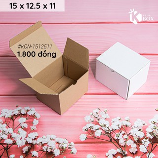 15 x 12.5 x 11cm hộp carton ship cod