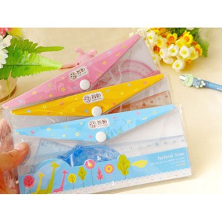 Bộ thước kẻ 4 cây nhiều mẫu đẹp