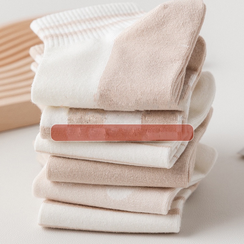 Cute Byte Vớ cotton Cổ Ngắn In Họa Tiết Gấu Dễ Thương Phong Cách Hàn Quốc Thời Trang Thu Đông Cho Nữ