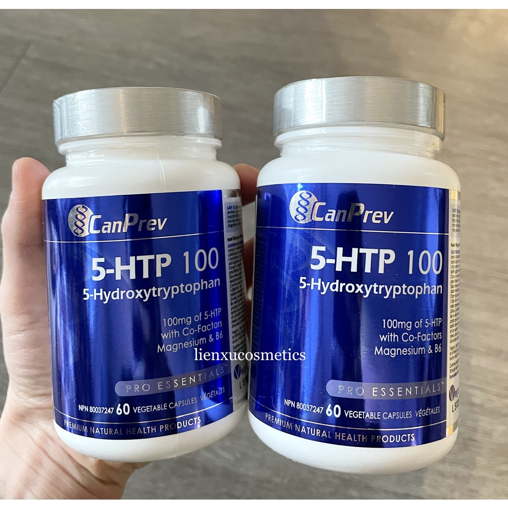 Viên uống Canprev’s 5-HTP 100 hộp 60 viên; HSD T7/2025