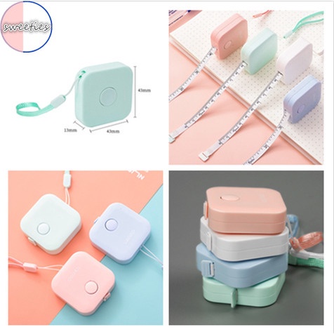 Thước Dây Mềm Mini 1.5m Màu Sắc Ngọt Ngào Tiện Dụng Cho Học Sinh