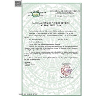 Thực phẩm dinh dưỡng ý học Glucerna