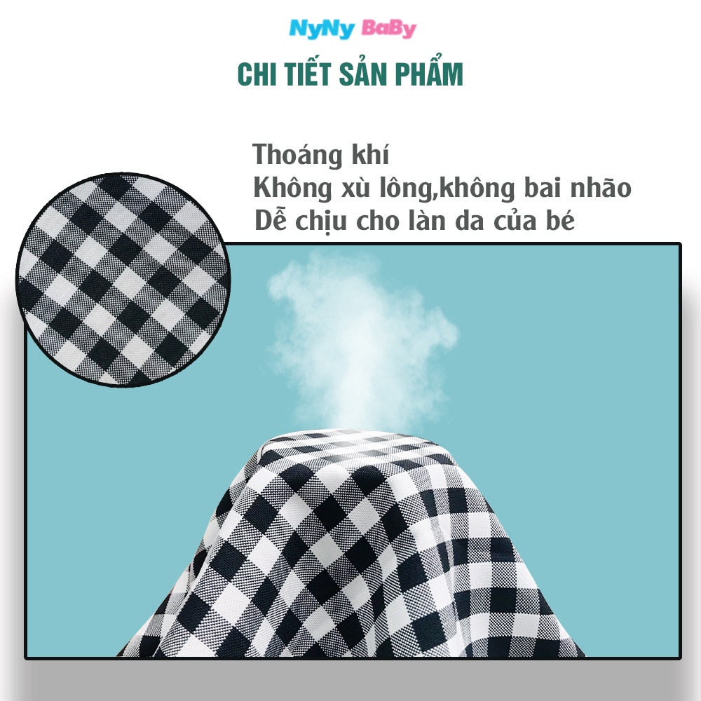 Quần Đùi Nyny Baby Cho Bé Trai Bé Gái Ống Rộng Thoáng Mát Kẻ Caro Nhiều Màu Đi Học Đi Chơi Từ 1-6 Tuổi