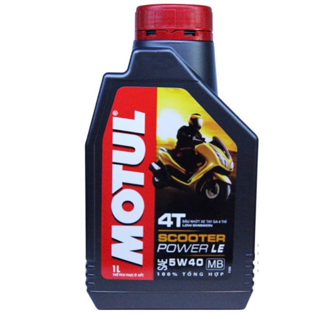 COMBO NHỚT MOTUL SCOOTER POWER LE 0.8 LÍT VÀ NHỚT HỘP SỐ MOTUL - CHO XE TAY GA