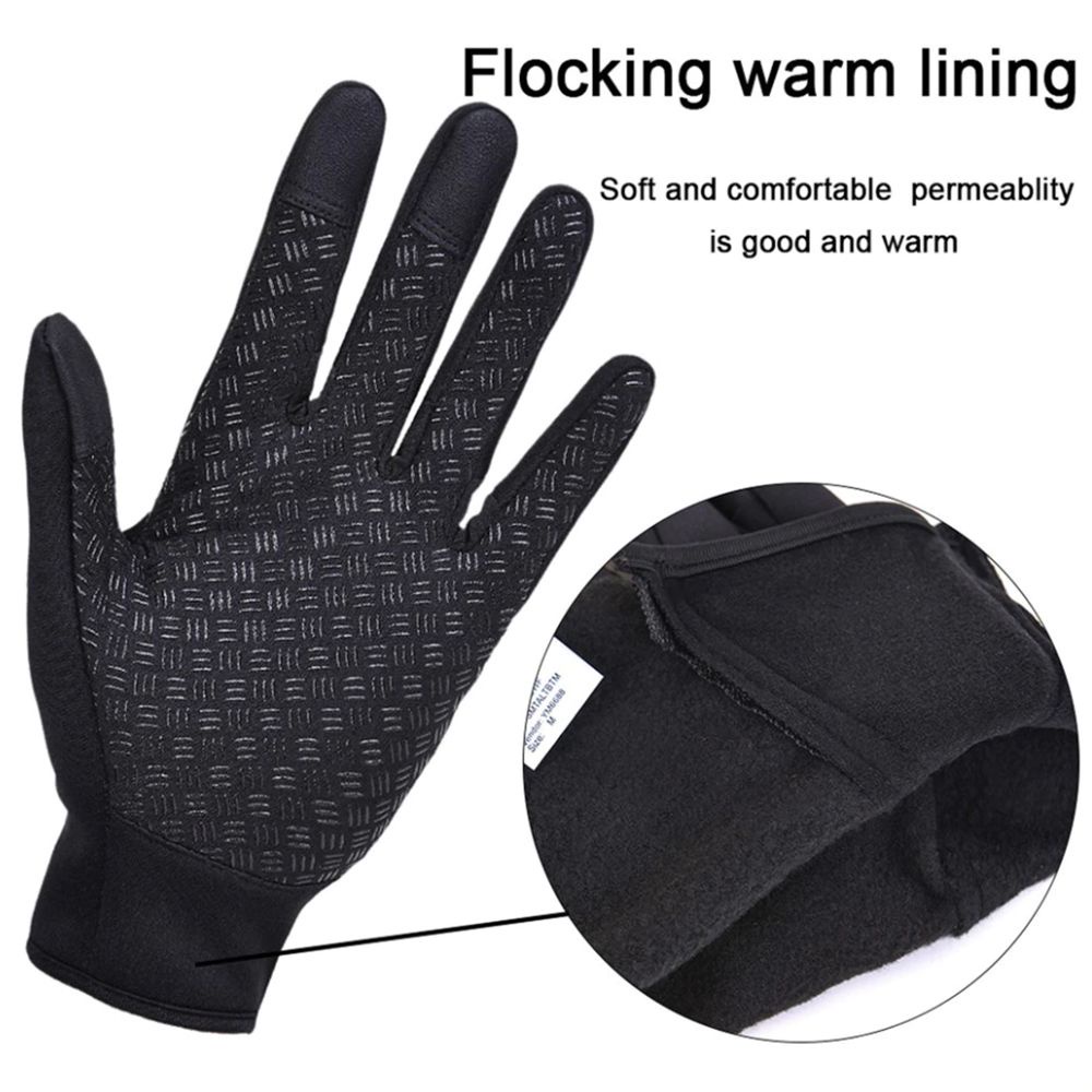 Găng Tay Chống Trượt Chống Nước Thời Trang Mùa Đông Cho Nam Nữ