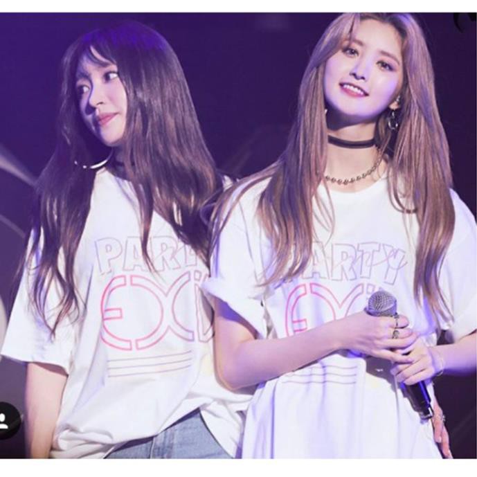 SALE- ÁO THUN EXID V-LEGGO MẪU EX21 ÁO ĐEN TRẮNG CÓ BIGSIZE CHO NGƯỜI MẬP OVERSIZE TAY LỠ