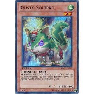 Thẻ bài Yugioh - TCG - Gusto Squirro / HA06-EN011'