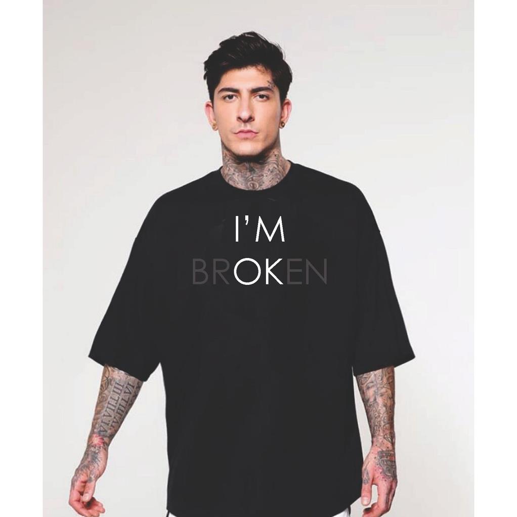 ✿ Áo thun overtee I'm Broken unisex Fox ✿