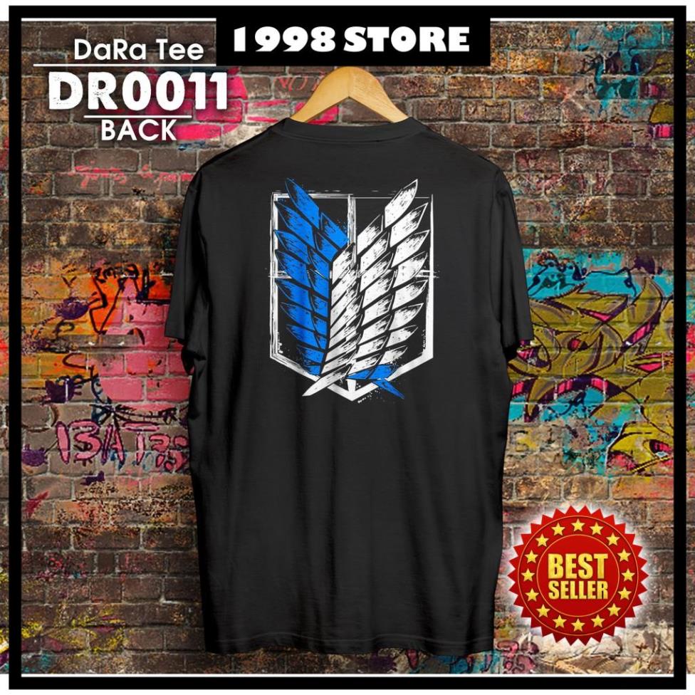 Áo thun cực ngầu Attack On Titan Logo Trinh Sát Đoàn