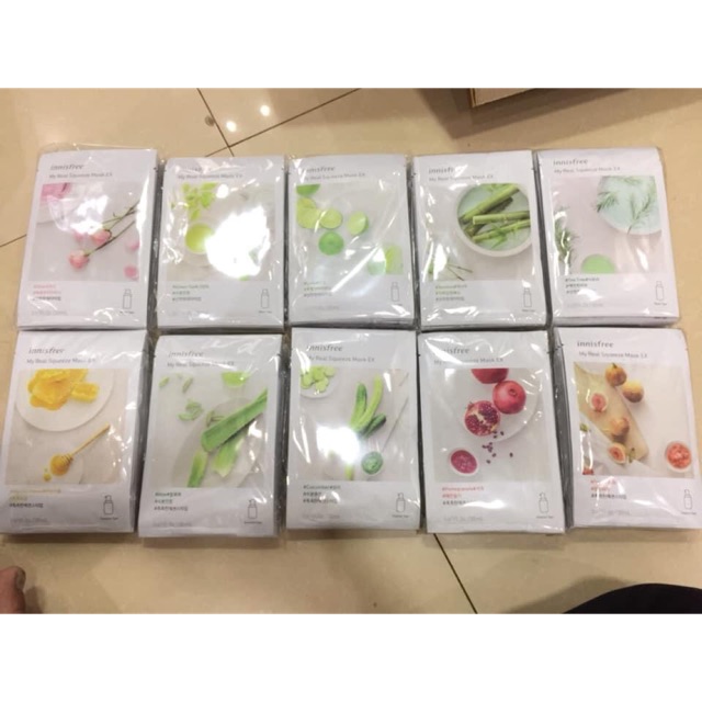 10 Mặt Nạ Giấy INNISFREE Hàn Quốc Chính Hãng