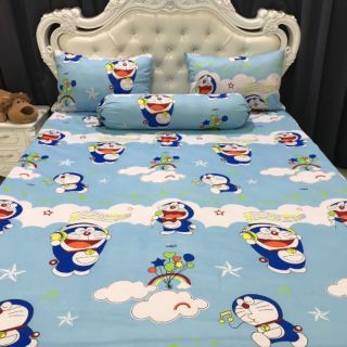 Bộ drap thun hàn quốc đôremon cho bé