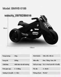 Xe máy điện trẻ em Batman BMW