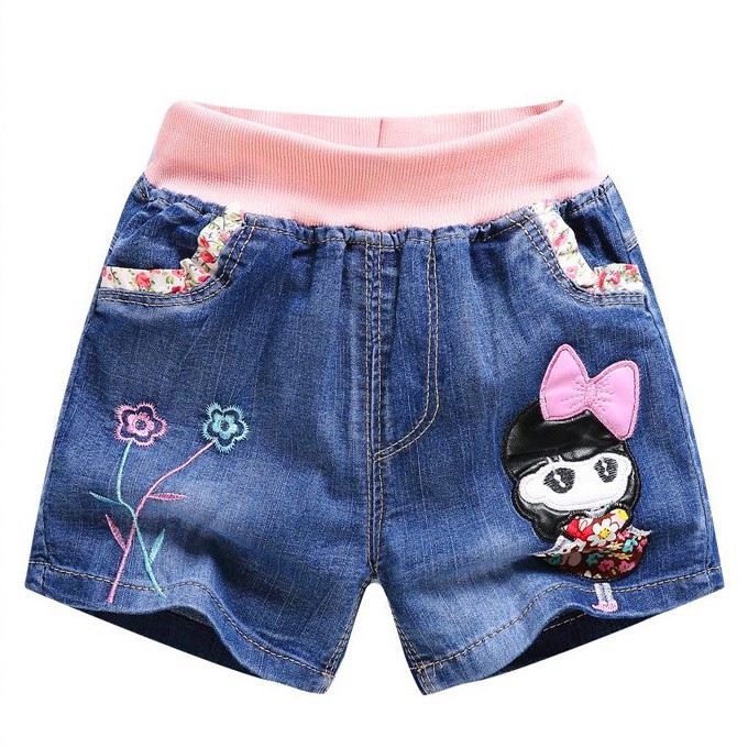 Quần Short Jeans Dễ Thương Cho Bé Trai &amp; Gái