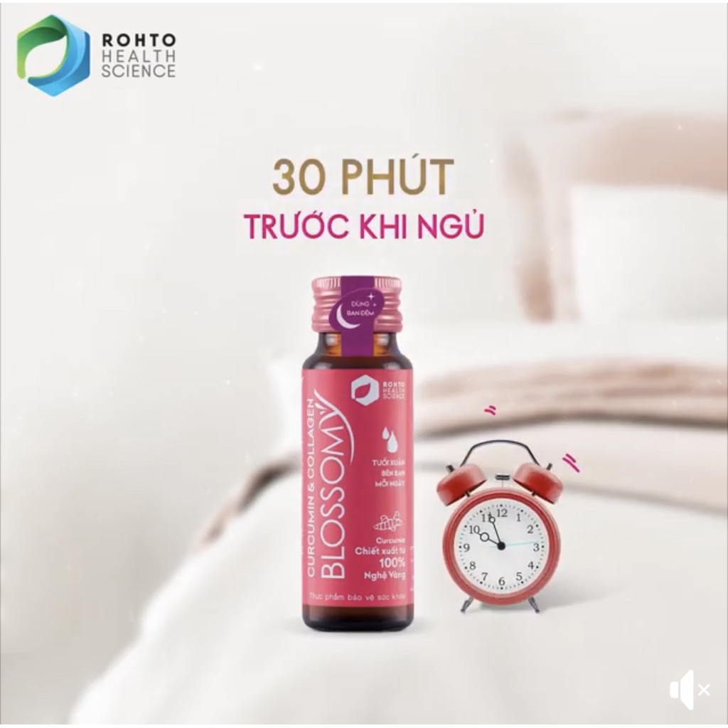 Collagen Blossomy - sáng da, khoẻ dạ dày - Hộp 10 chai | BigBuy360 - bigbuy360.vn